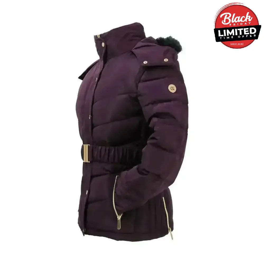 Coldstream Cornhill Quilted Coat Mulberry Purple mulberry Purple X Small Outdoor Jackets