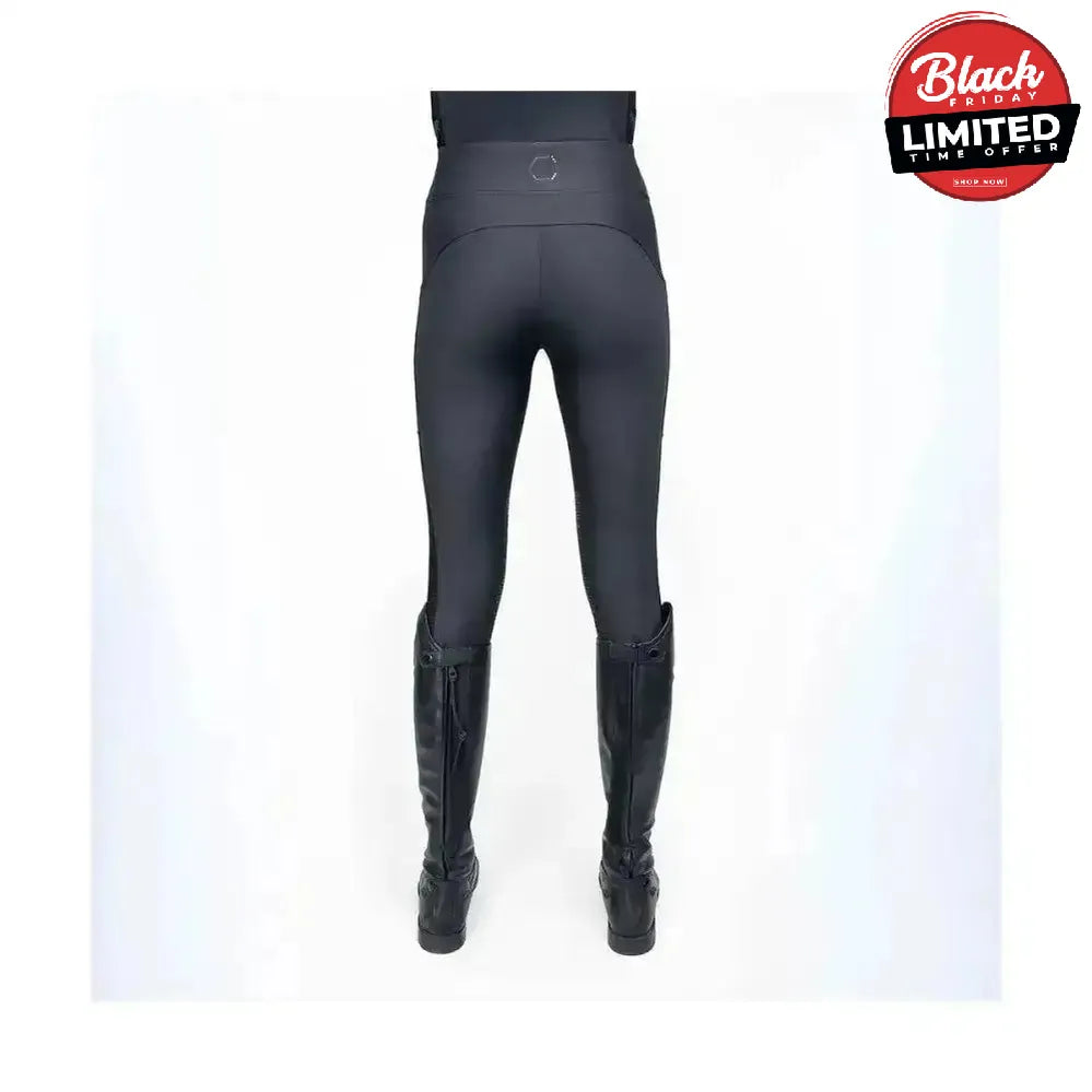 Coldstream Ednam Riding Tights Black Black Large Riding Tights
