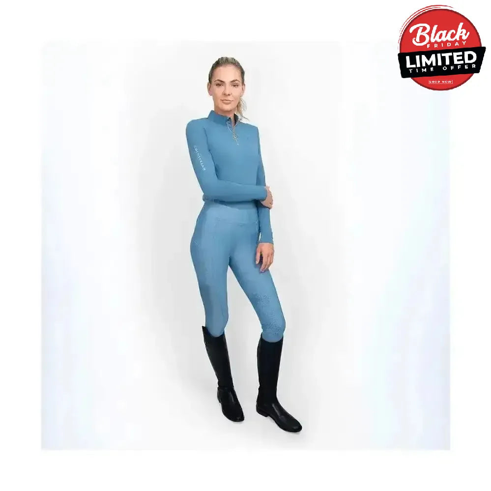 Coldstream Ednam Riding Tights Slate Blue Slate Blue X Small Riding Tights