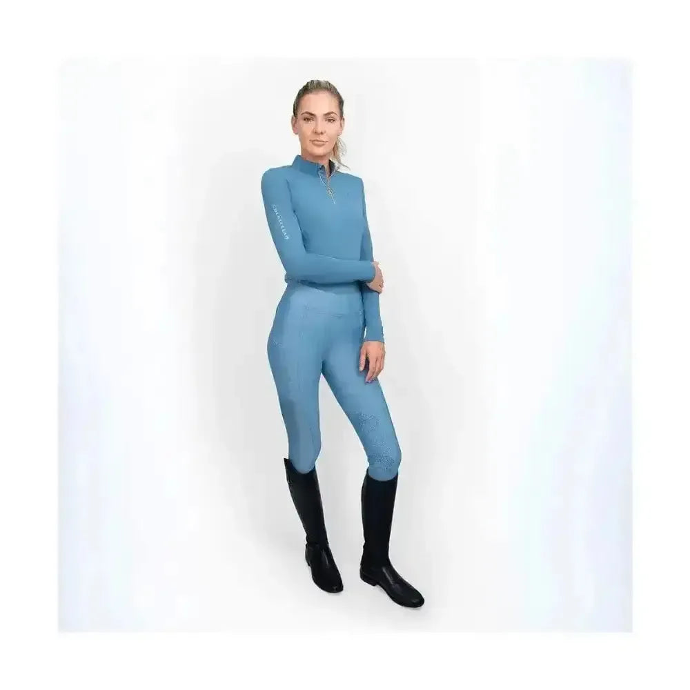 Coldstream Ednam Riding Tights Slate Blue Slate Blue X Small Riding Tights