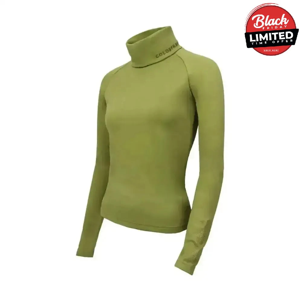 Coldstream Legars Roll Neck Top Olive Green Olivegreen Large Jumpers