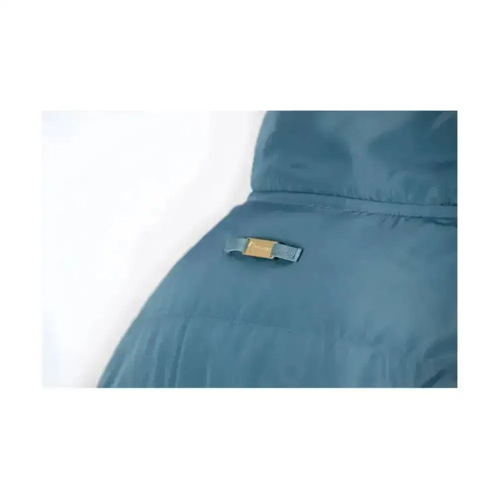 Teal coldstream linton lightweight jacket with gold-tone zipper pull in cool slate blue for everyday wear