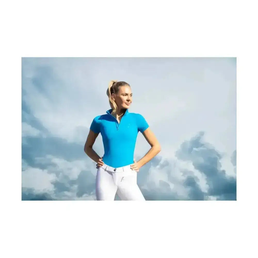 Coldstream Midlem Short Sleeve Base Layer Blue Blue X Small Base Layers