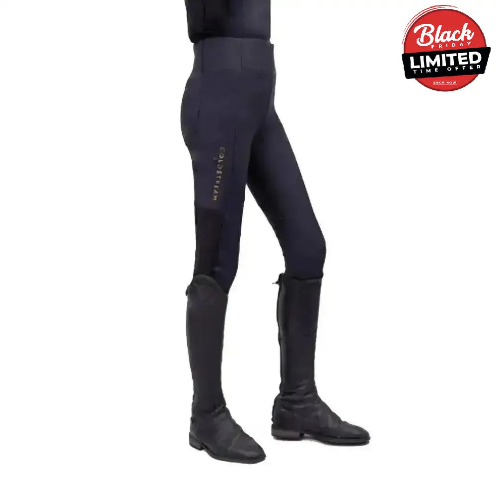 Coldstream Next Generation Ednam Riding Tights Black Black 5-6 Years Riding Tights