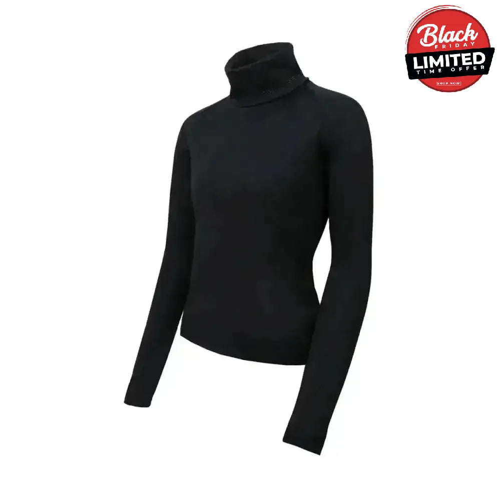 Coldstream Next Generation Legars Roll Neck Top Black Black 5-6 Years Jumpers