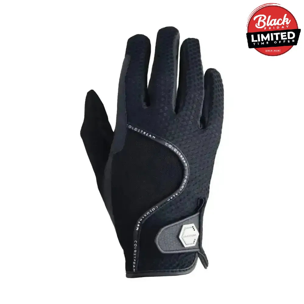 Coldstream Next Generation Lintlaw CoolMesh Summer Childs Riding Gloves Black Child X Small Riding Gloves