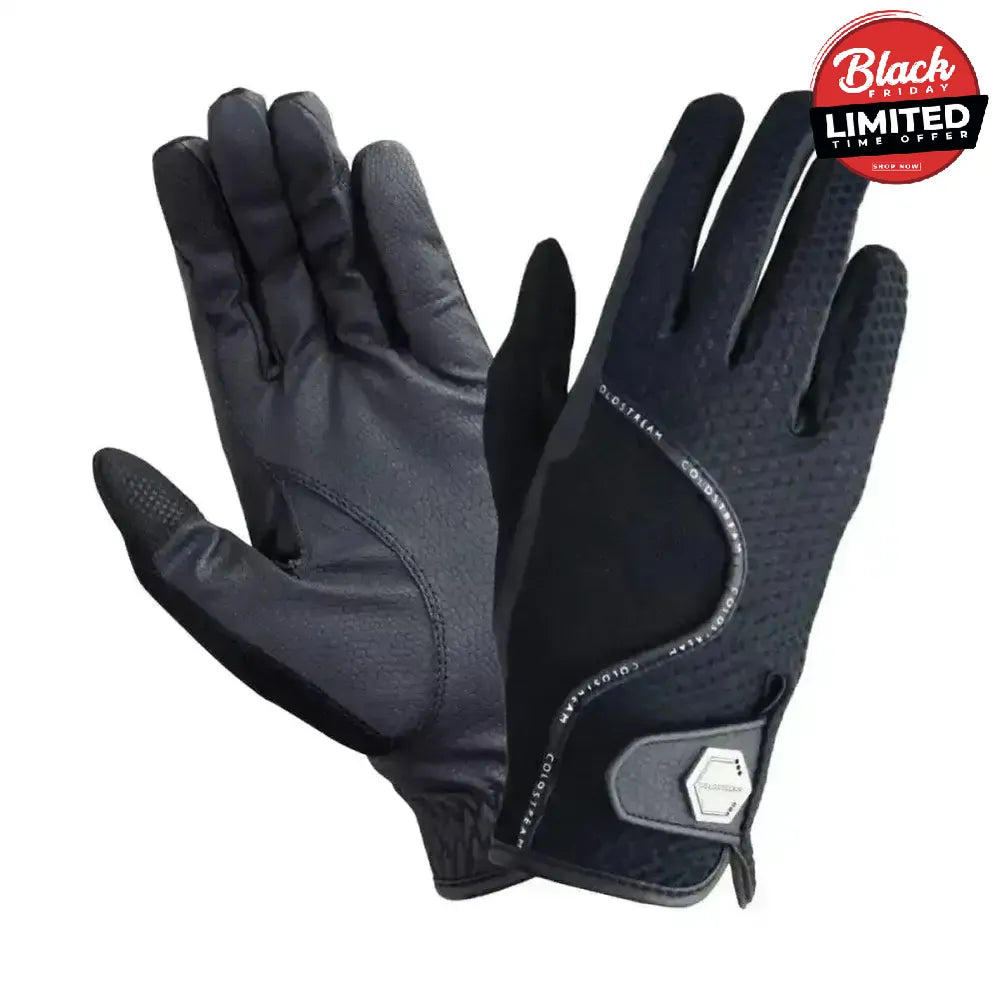 Coldstream Next Generation Lintlaw CoolMesh Summer Childs Riding Gloves Black Child X Small Riding Gloves