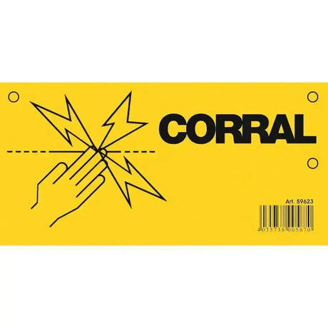 Corral Warning Sign Electric Fence Electric Fencing