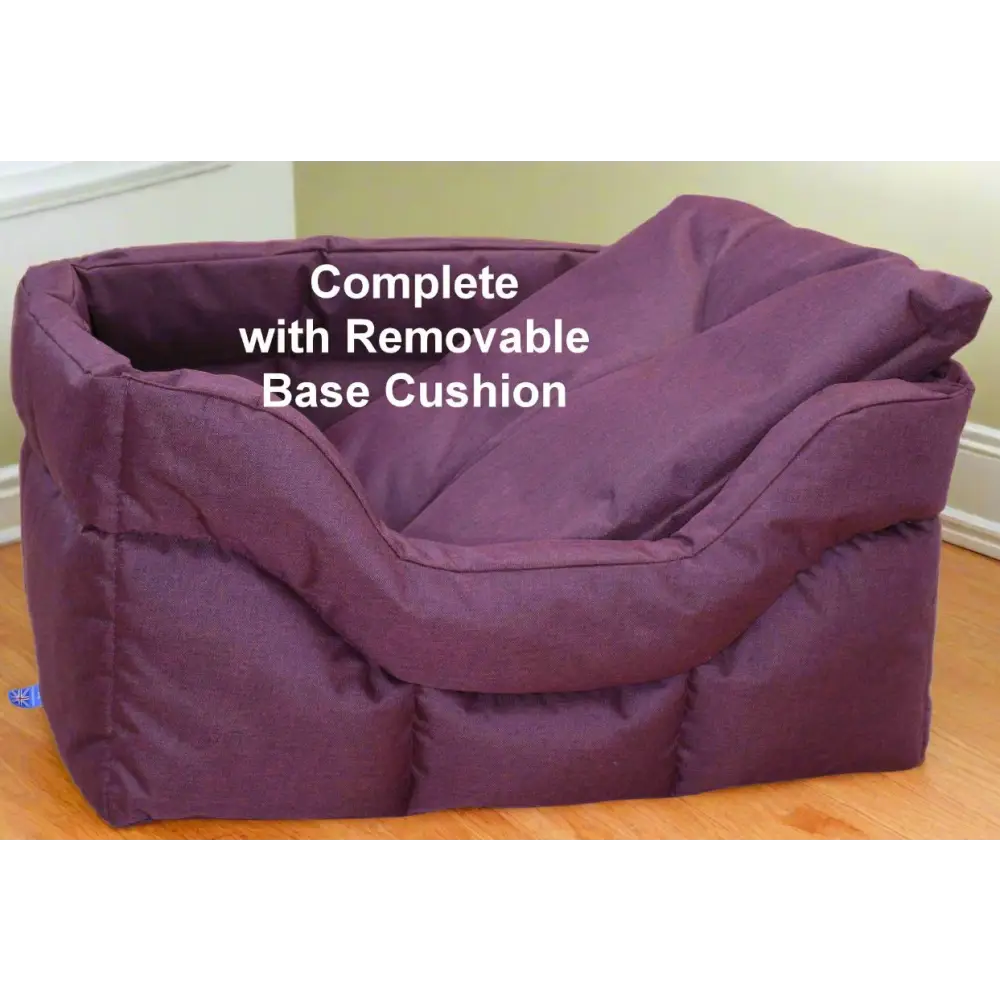 Country Dog Heavy Duty Rectangular High Sided Waterproof Dog Beds