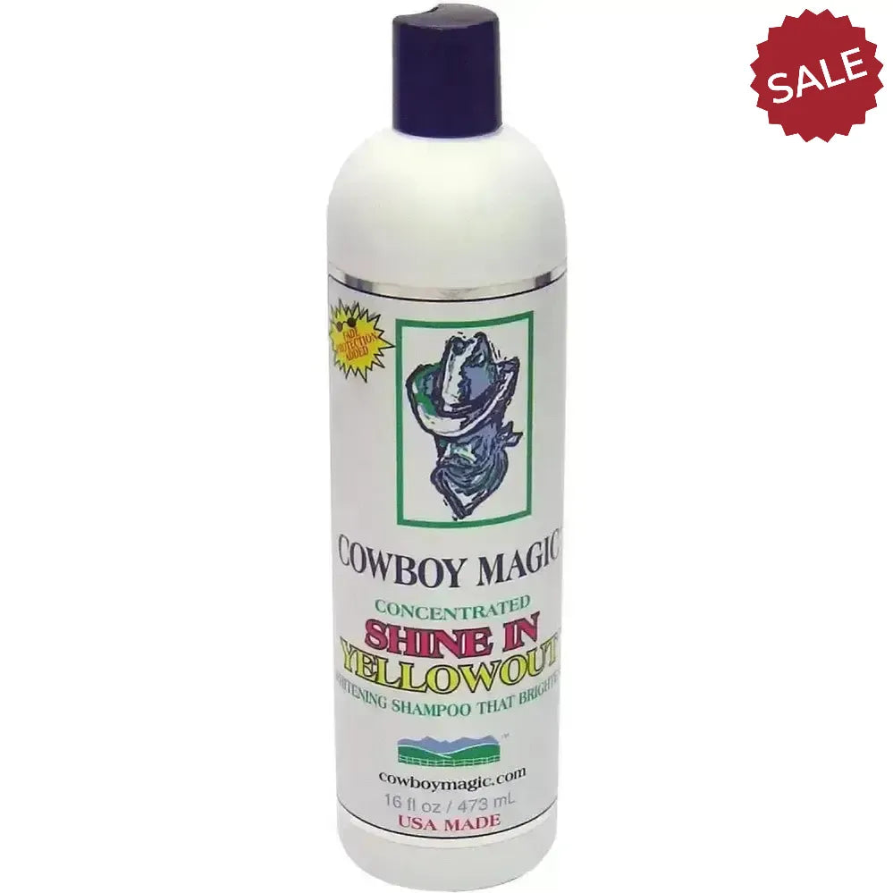 Cowboy Magic Yellowout Stain Removing Shampoos 16oz Stain Remover