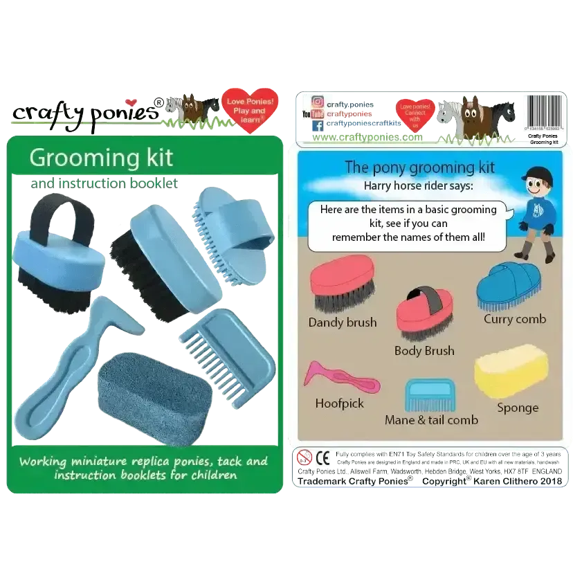 Crafty Ponies Grooming Kit Toy Pony