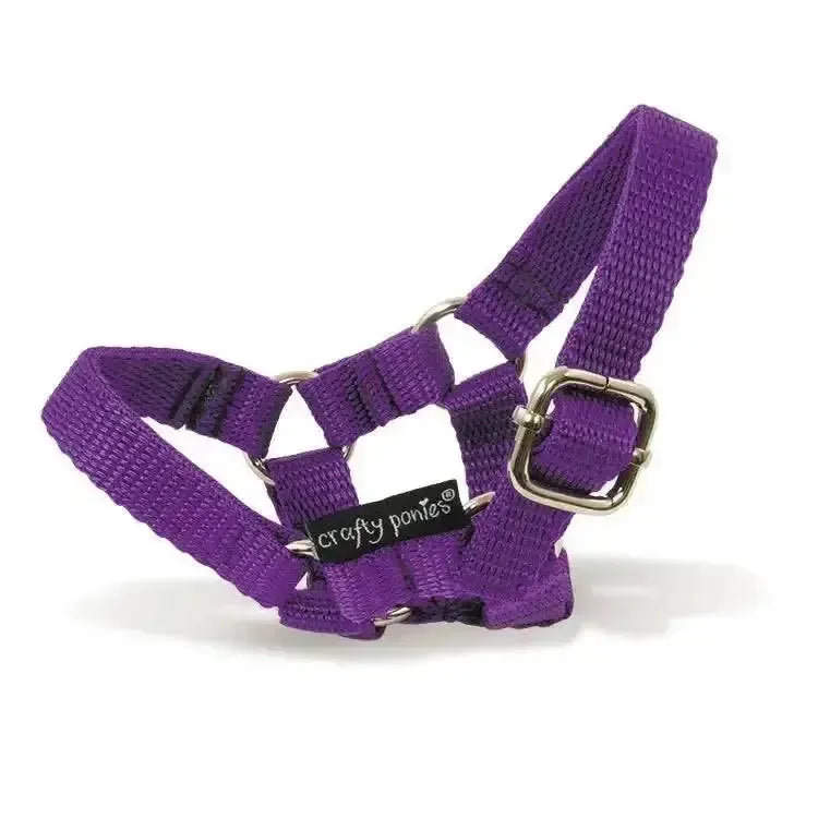 Crafty Ponies Headcollars Toy Pony Headcollars Purple Toy Pony