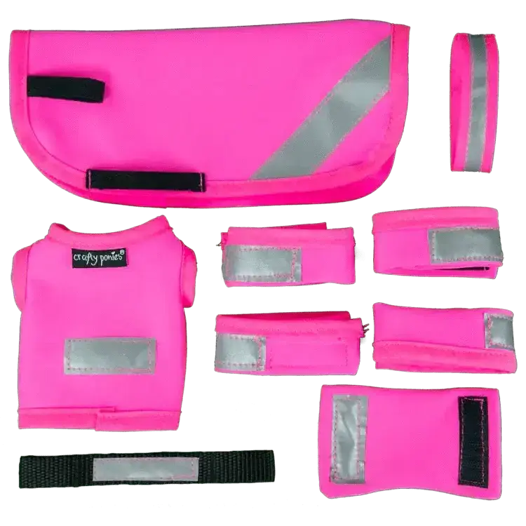 Crafty Ponies Hi Viz Sets Pink Toy Pony