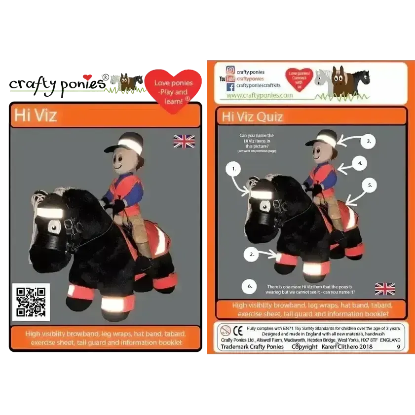 Crafty Ponies Hi Viz Sets Pink Toy Pony