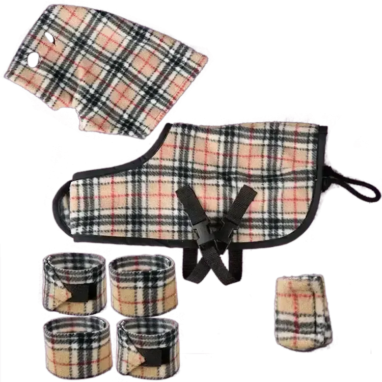 Crafty Ponies Snuggle Rug Set Tartan Toy Pony