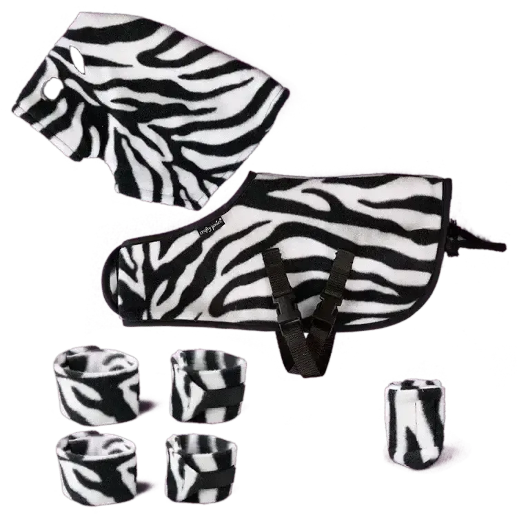 Crafty Ponies Snuggle Rug Set Zebra Toy Pony