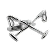 Crossed Polo Mallets Equestrian Cufflinks Gifts