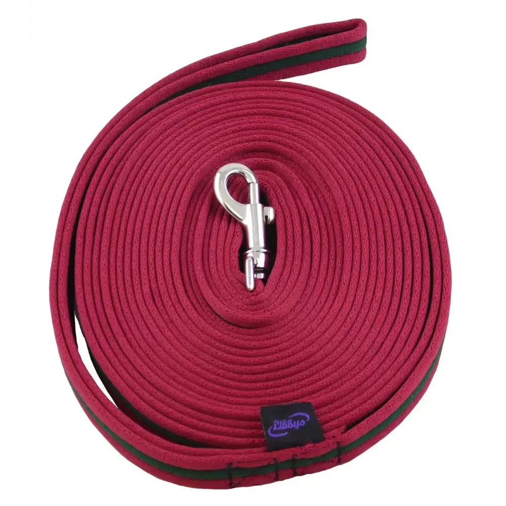Cushion Web Lunge Rein Black