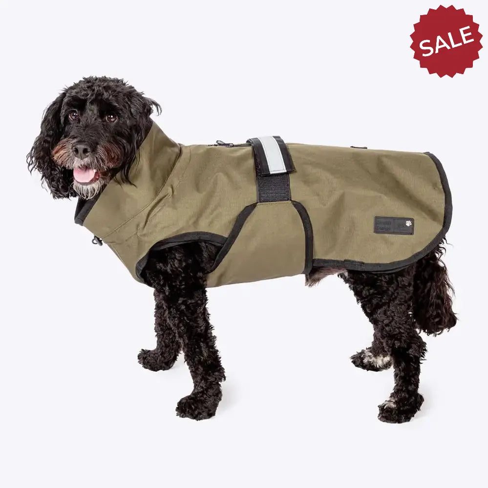 Danish Design 3-In-1 Dog Coat Olive Large OLIVE Dog Coat