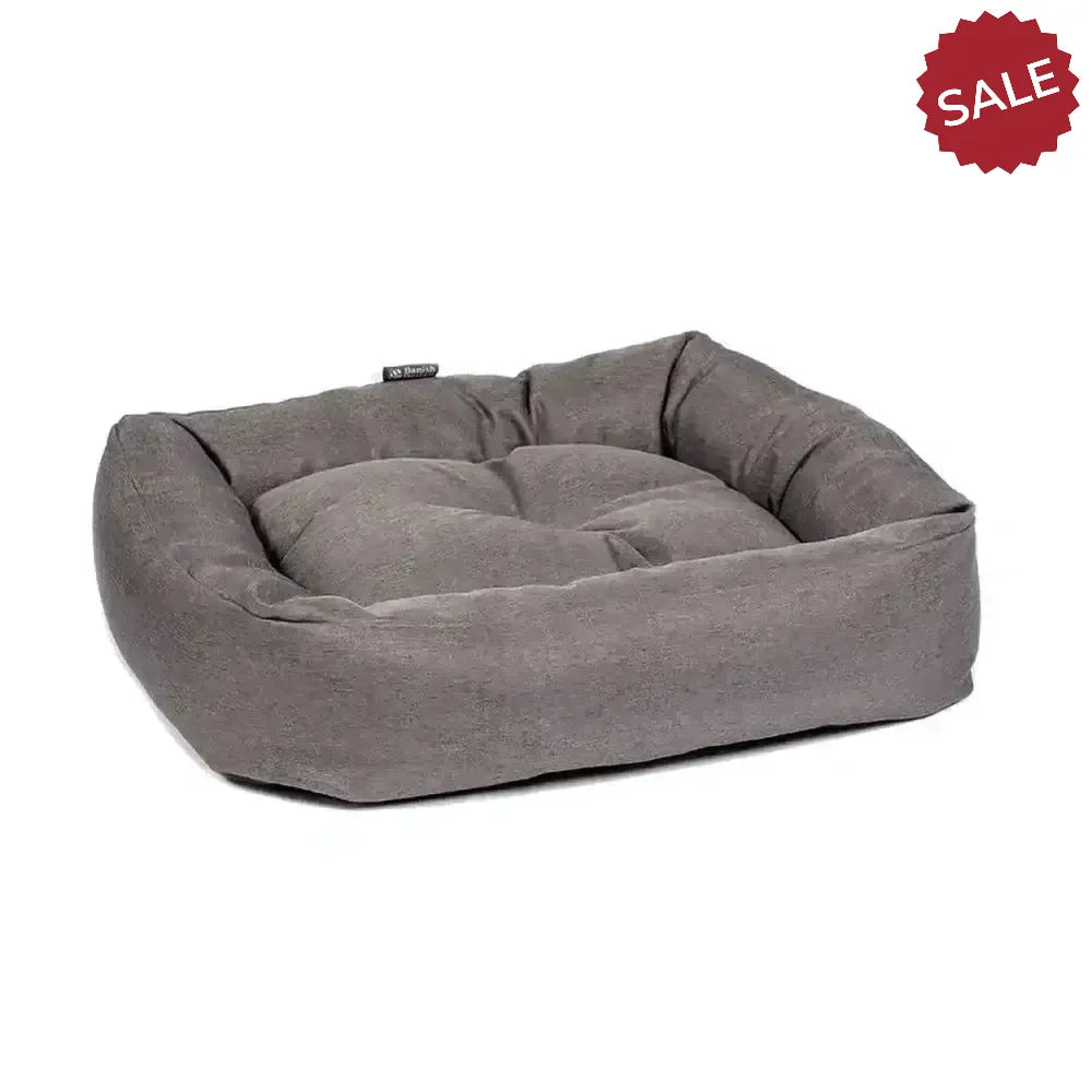Danish Design Anti-Bac Snuggle Bed Grey Small Grey Dog Beds