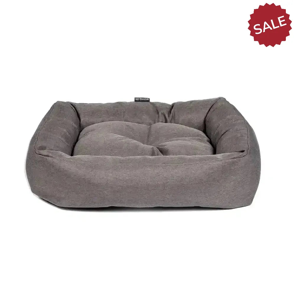Danish Design Anti-Bac Snuggle Bed Grey Small Grey Dog Beds