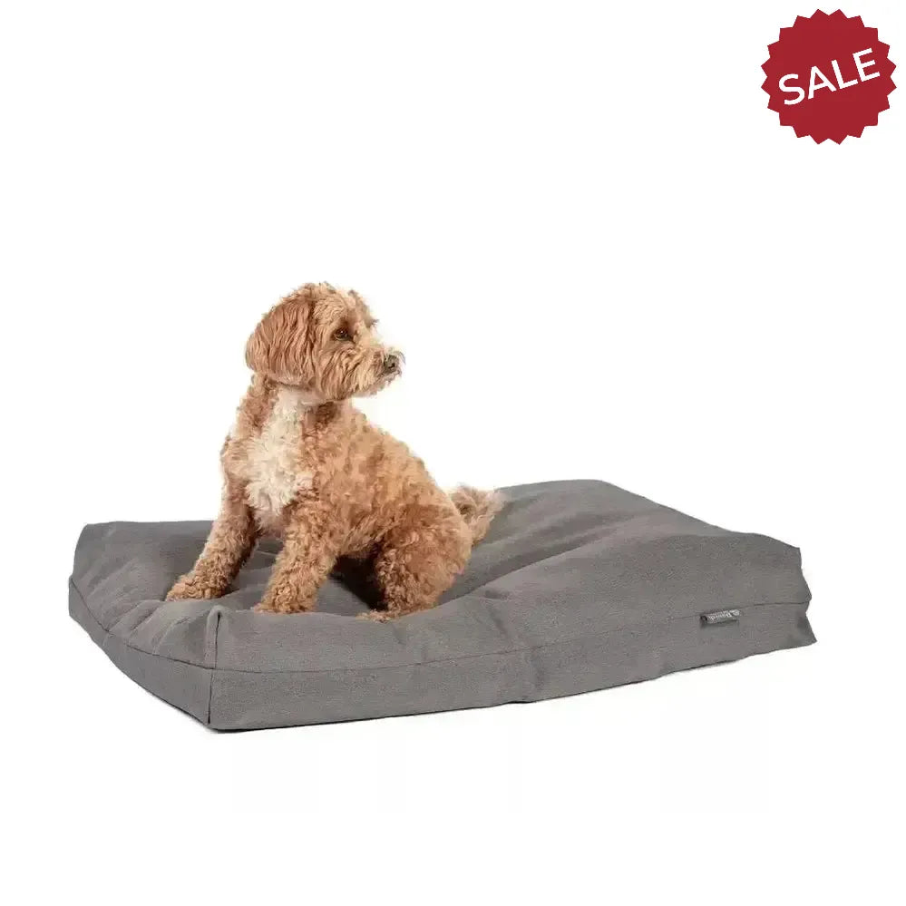 Danish Design Antibacterial Deluxe Duvet Dog Bed Medium Grey Dog Beds