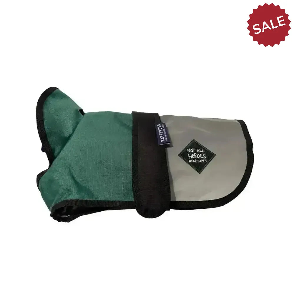 Danish Design Battersea 2-In-1 Dog Coat Green 10" (25 cm) Green Dog Coat