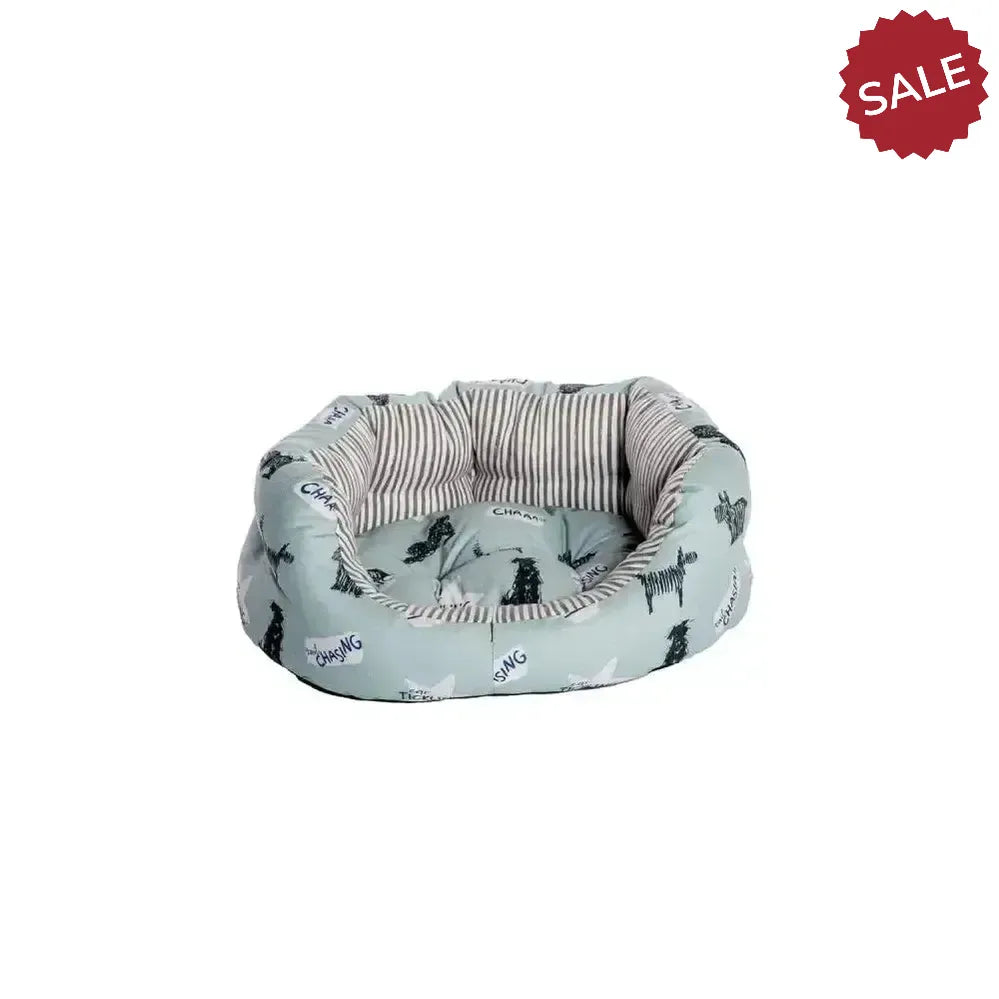 Danish Design Battersea Playful Dogs Bed Deluxe Slumber Bed Dog Bed 45 cm (18") Blue Dog Beds