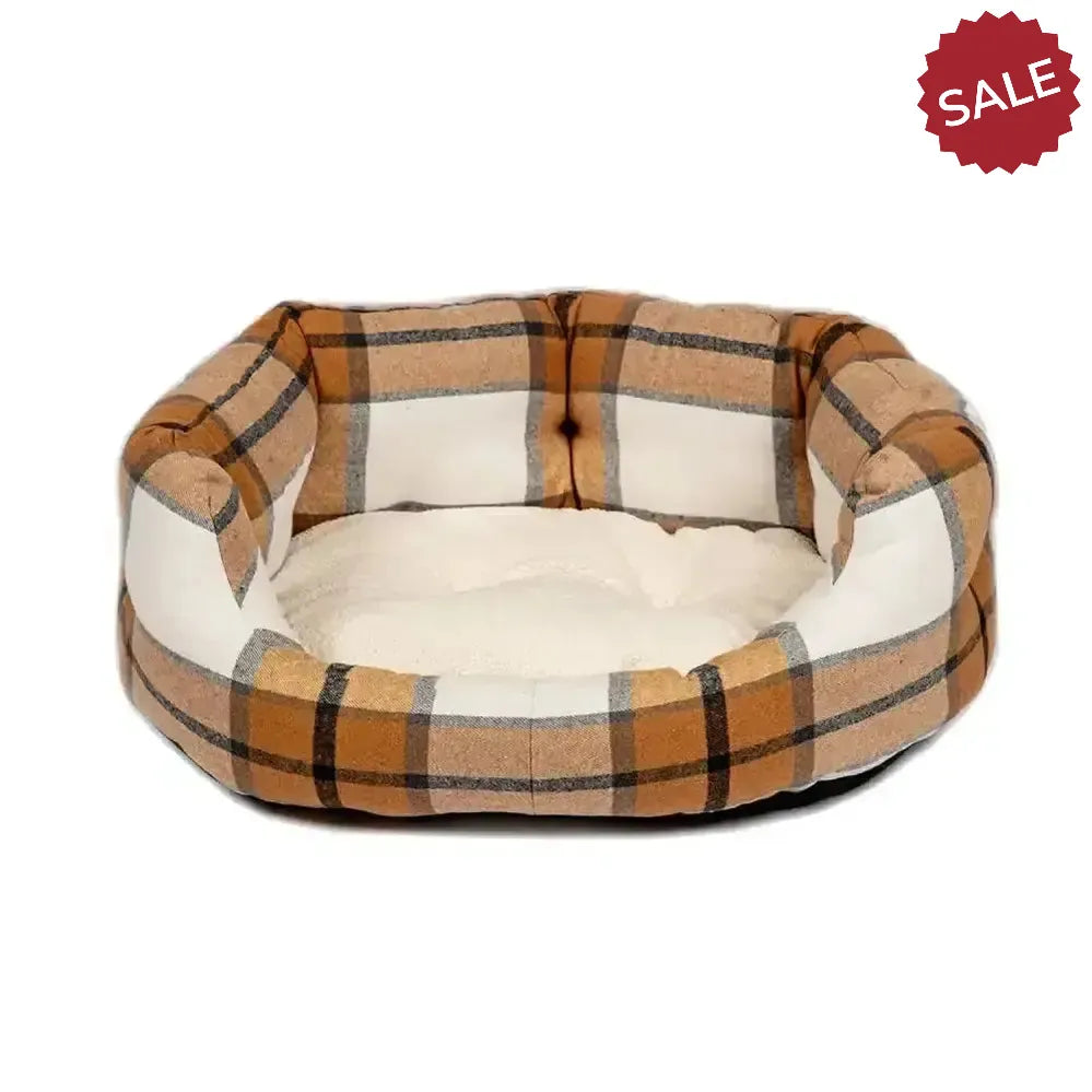 Danish Design Bowmore Deluxe Slumber Bed Sand Small Sand Dog Beds