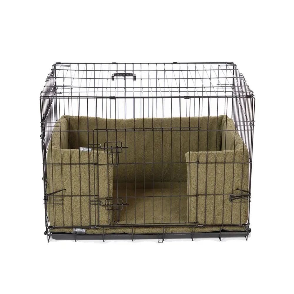 Danish Design Crate Bumper Olive Large Olive Dog Beds