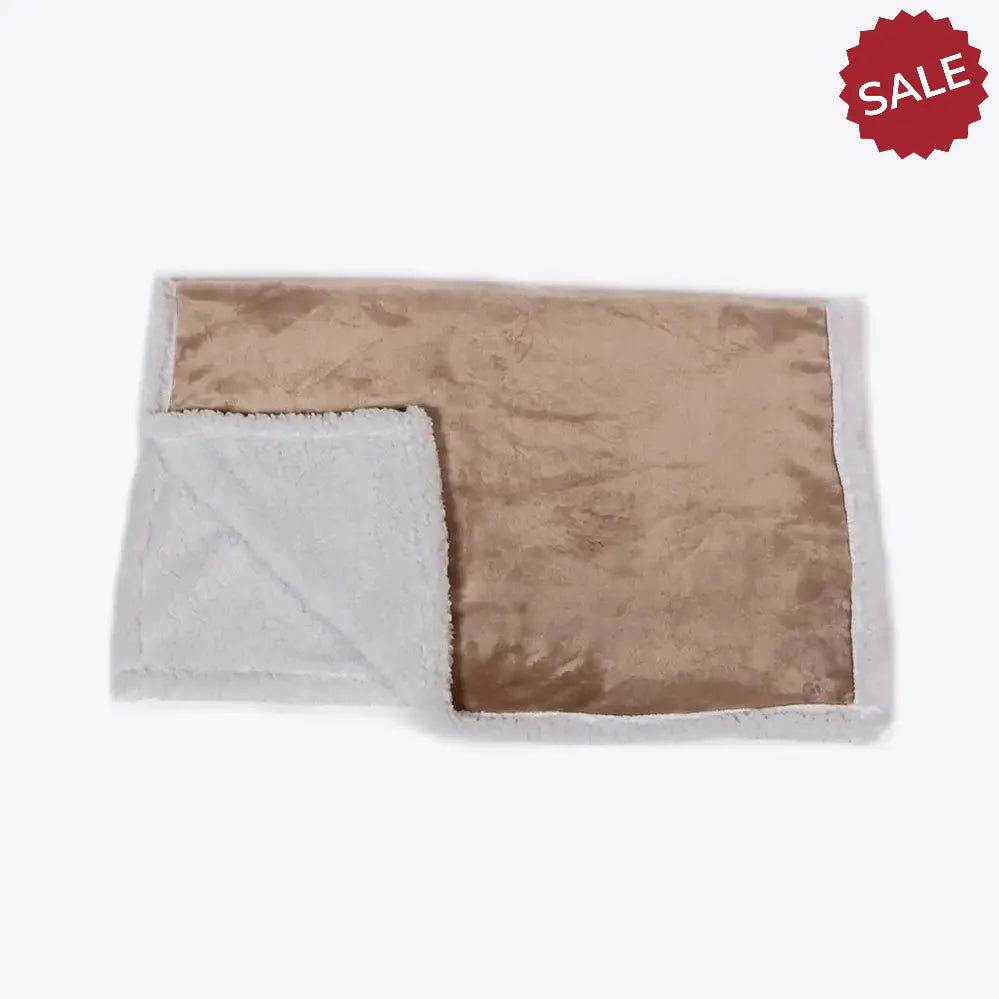 Danish Design Essentials Fur Blanket 75 cm X 100 cm BEIGE Dog Beds