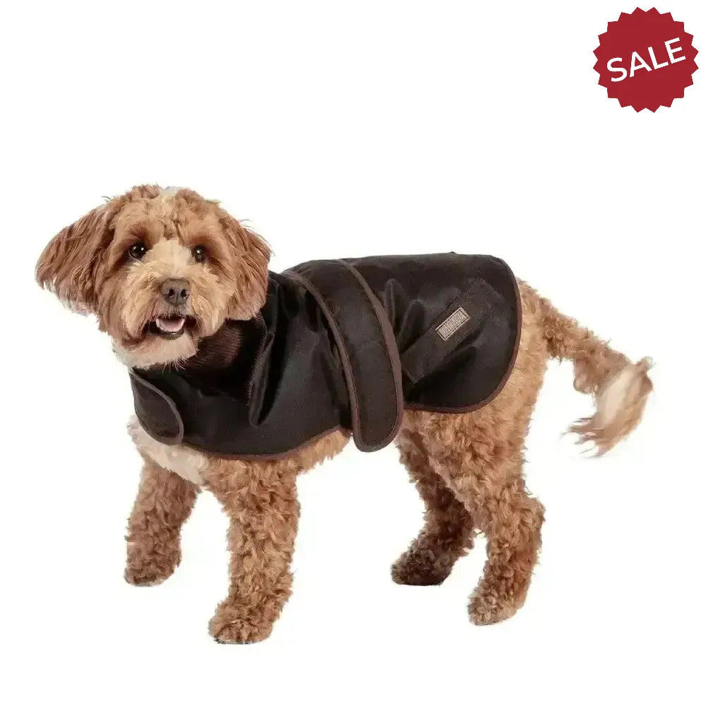 Danish Design Fatface Sussex Dog Coat 14" (35 cm) Chocolate Dog Coat