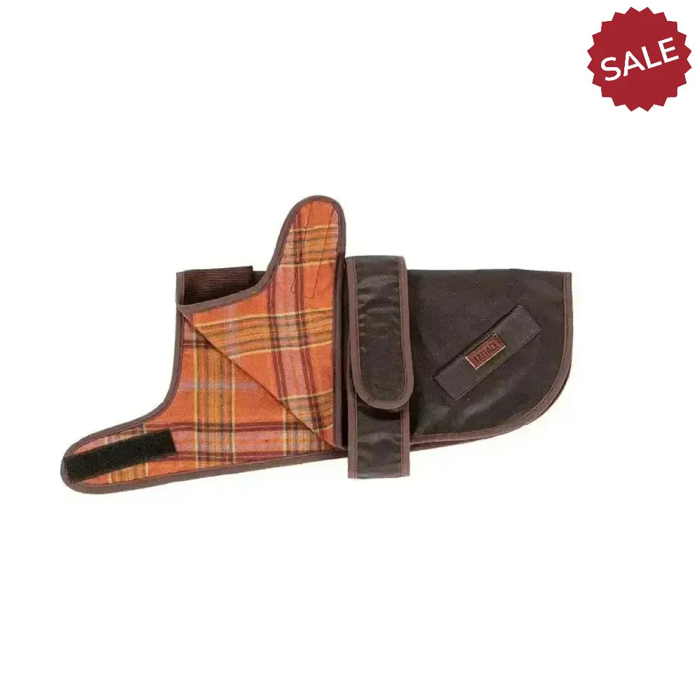 Danish Design Fatface Sussex Dog Coat 14" (35 cm) Chocolate Dog Coat