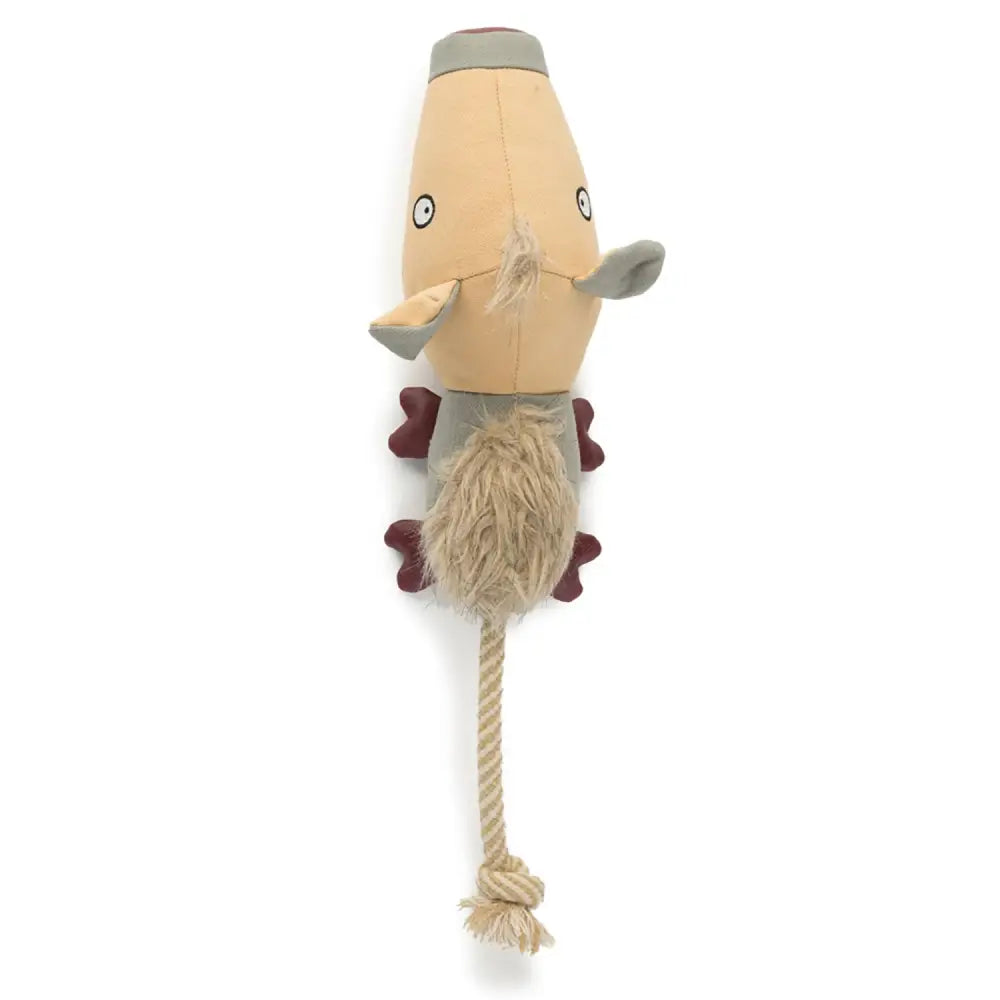 Beige and gray plush toys danish design pattie mouse with textured rope tail among outstanding products fully complement
