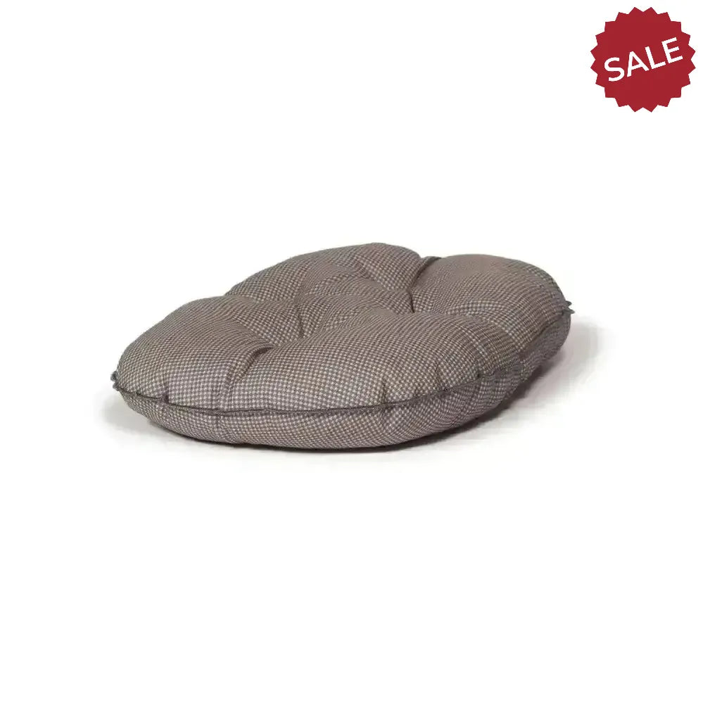 Danish Design Vintage Quilted Mattress Dogstooth Dog Bed Dog Bed 18" (45 cm) Grey Dog Beds