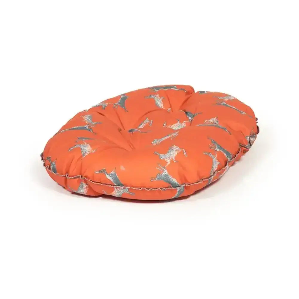 Danish Design Woodland Hare Deep Fill Quilted Mattress Dog Bed 45 cm (18") Orange Dog Beds