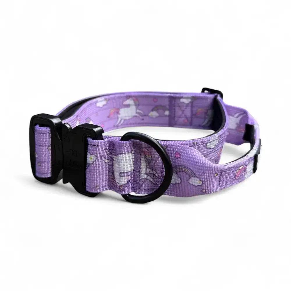 Daydreams and Unicorns Tactical Dog Collar Medium Tactical
