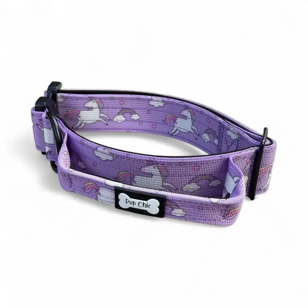 Daydreams and Unicorns Tactical Dog Collar Medium Tactical