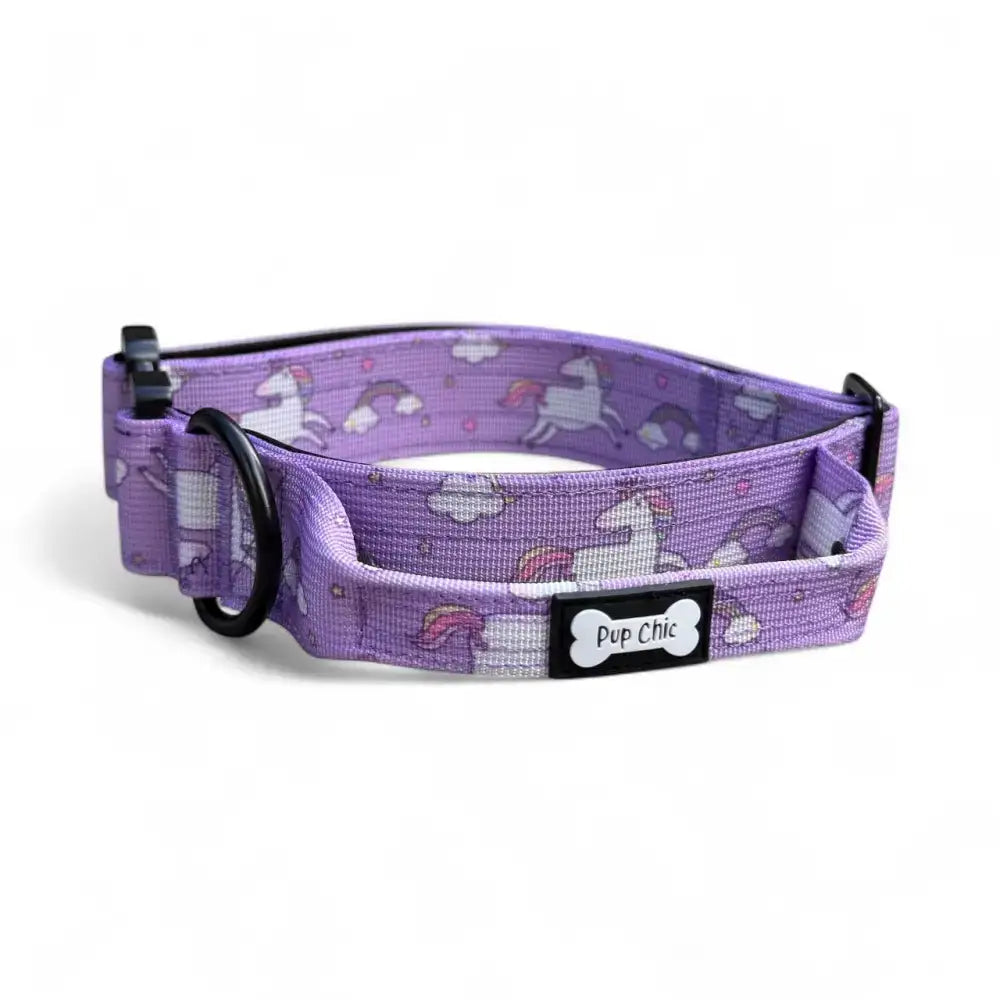 Daydreams and Unicorns Tactical Dog Collar Medium Tactical