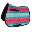 Dazzling Diamond Saddle Pad by Little Rider Teal/Pink Pony/Cob Saddle Pads