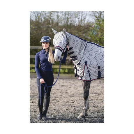 DefenceX System Guardian Fly Rug & Fly Mask 4'6" HY Equestrian Fly Rugs Barnstaple Equestrian Supplies