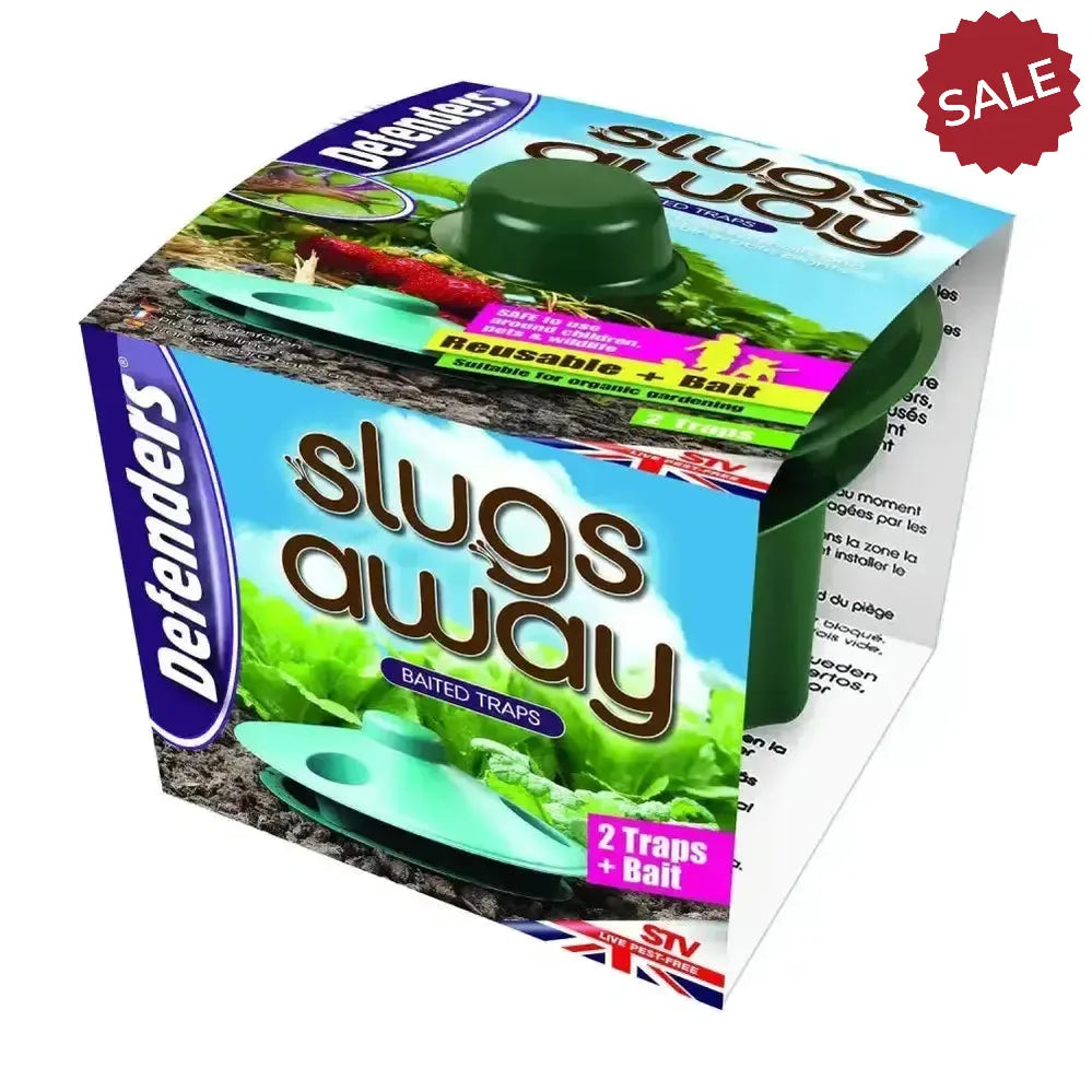 Defenders Slugs Away Baited Trap TWIN Pack Gardening