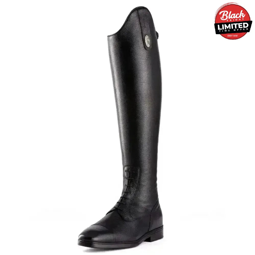 DeNiro Long Riding Boots S3312 Laced 40 MC-M Quick Black Patch 40 EU / 7 Long Riding Boots