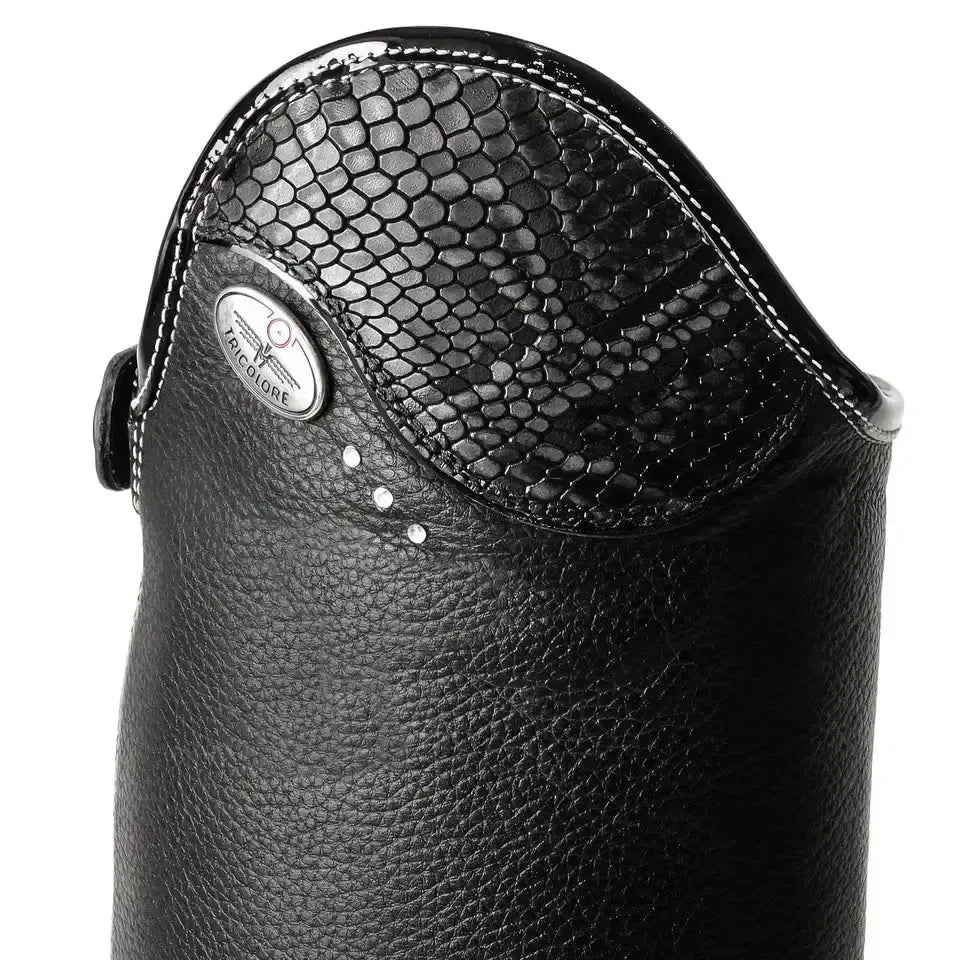 DeNiro Long Riding Boots Salentino Unlaced 40 MC-S Black / Regal Black Quick Black Patch 40 EU / 7 Long Riding Boots