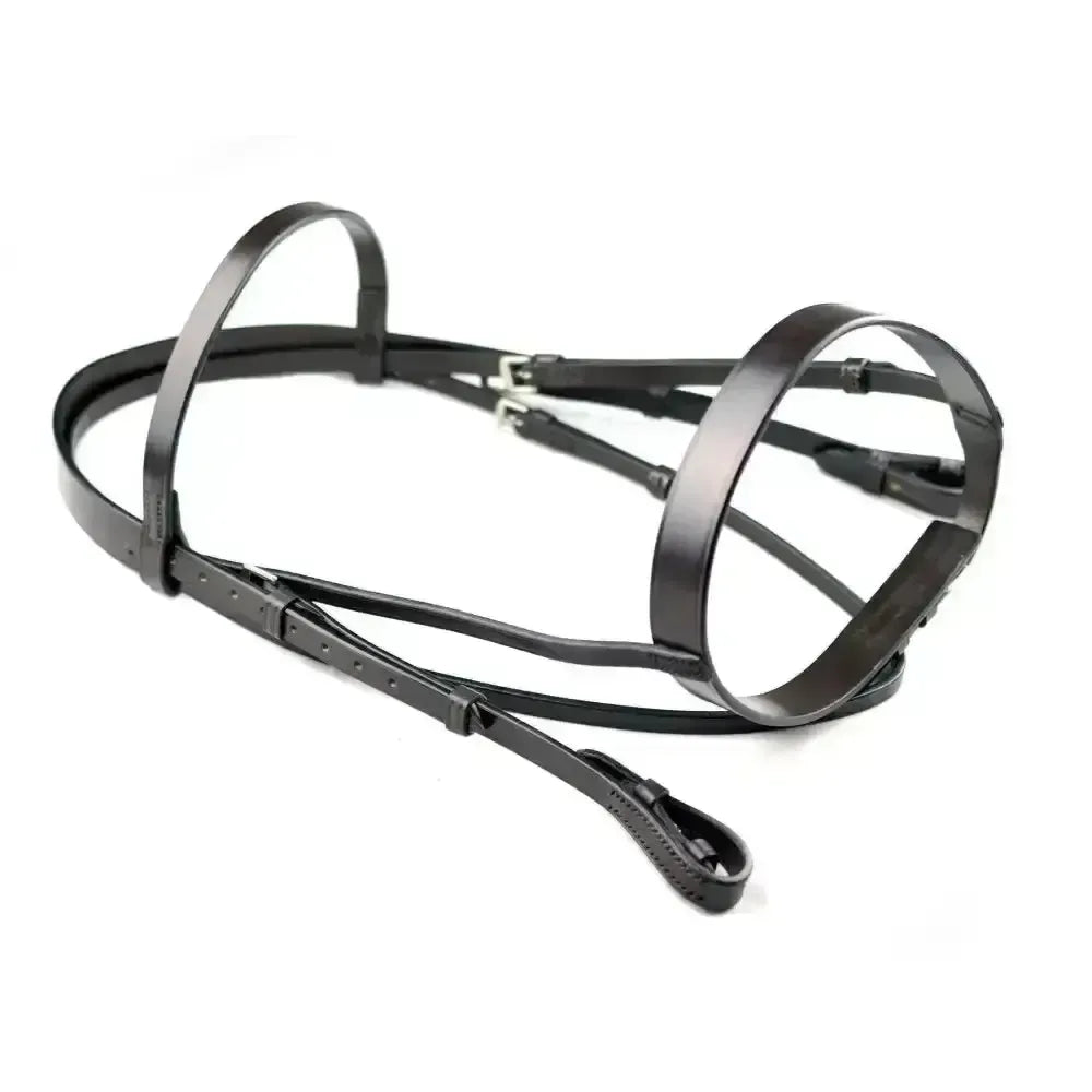 Dever Classic Plain English Leather Bridle Cob Black Bridles