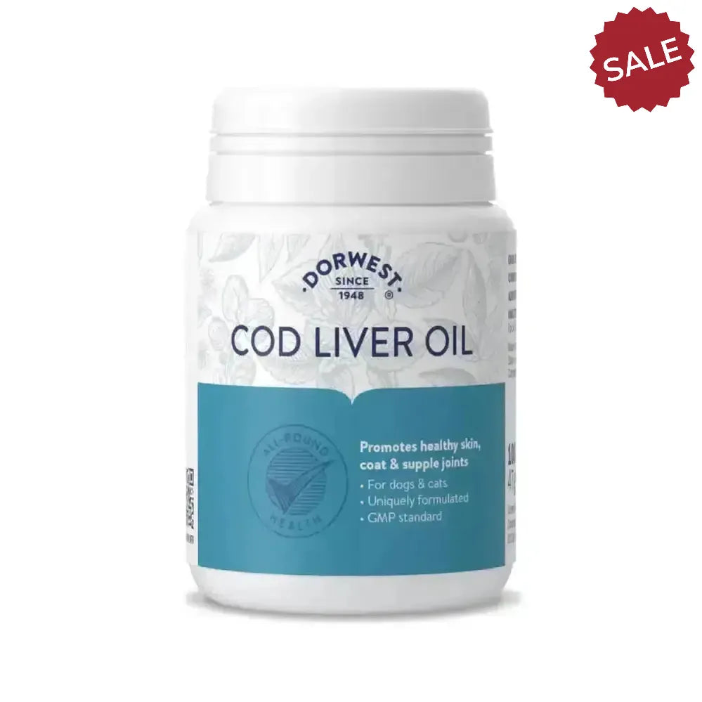 Dorwest Herbs Cod Liver Oil 100g Dog Supplements