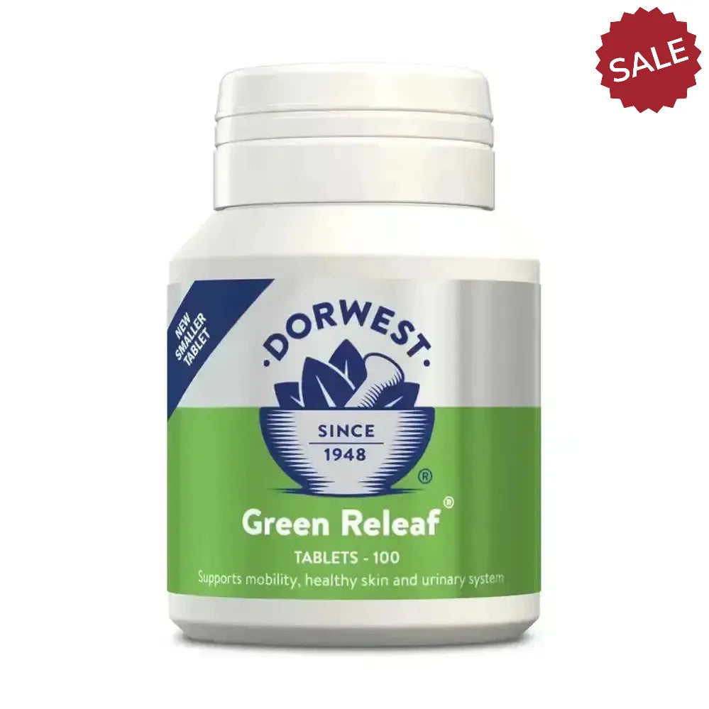 Dorwest Herbs Green Releaf 100 Tablets Dog Supplements