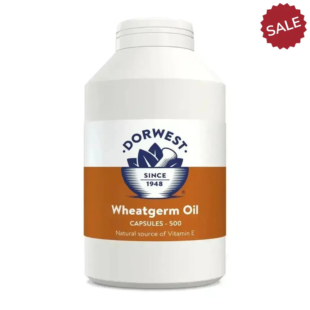 Dorwest Herbs Wheatgerm Oil For Dogs/Cats 100 Capsules Dog Supplements