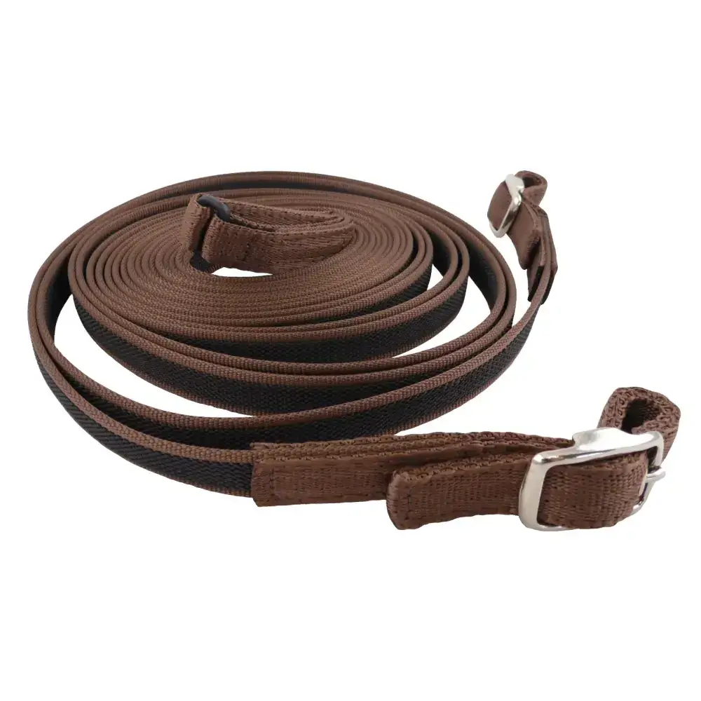Driving Reins - Double Sided Rubber Grip 3m
