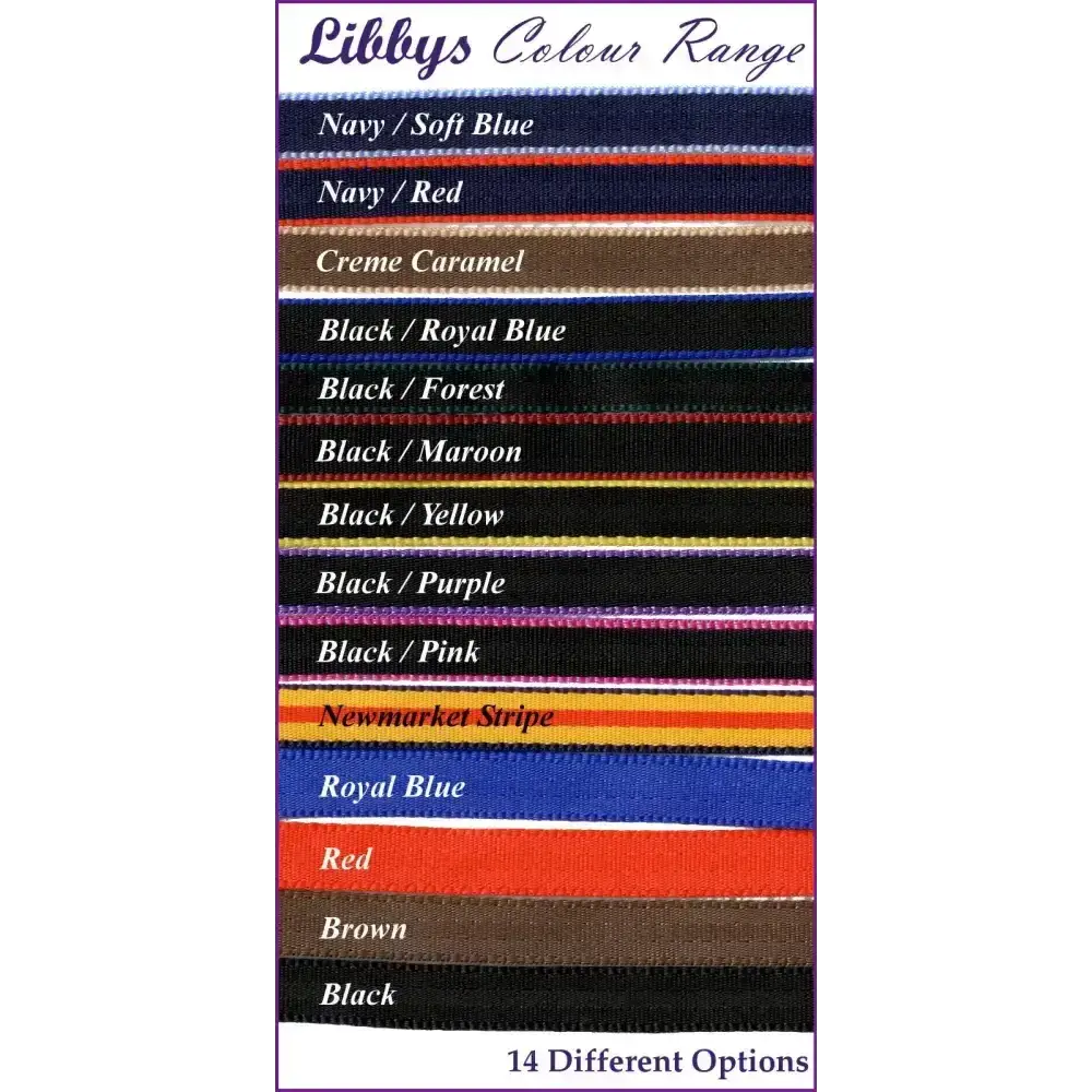 Driving Reins - One sided Rubber Grip Navy/Red 3m